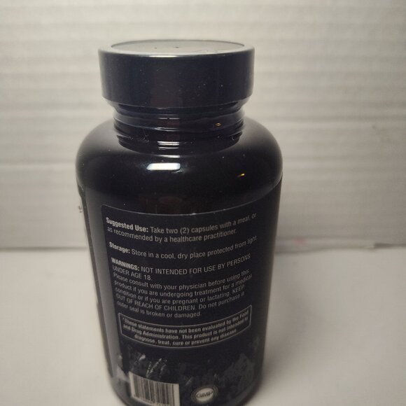 SculptNation Turmeric Black (60 Capsules) New & Sealed Manufactured 10/24 - Picture 3 of 4